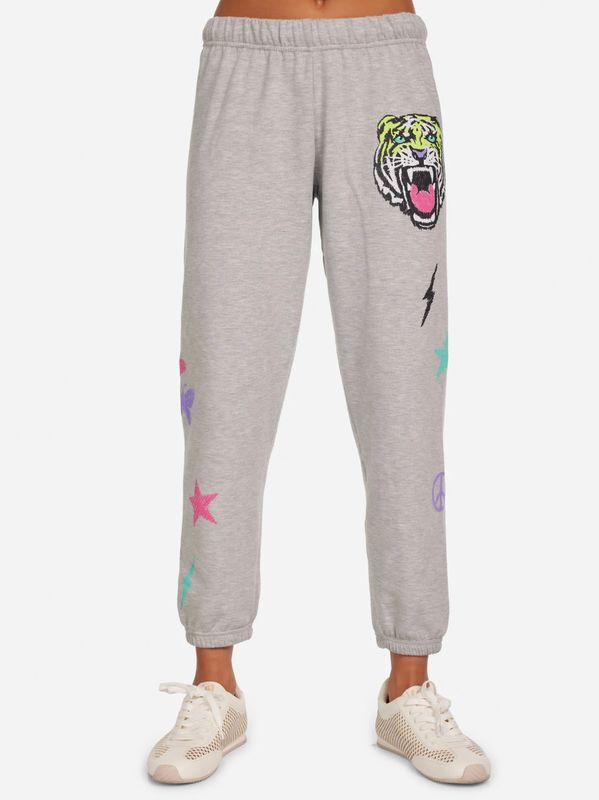 Alana Neon Lightning Tiger Sweatpants