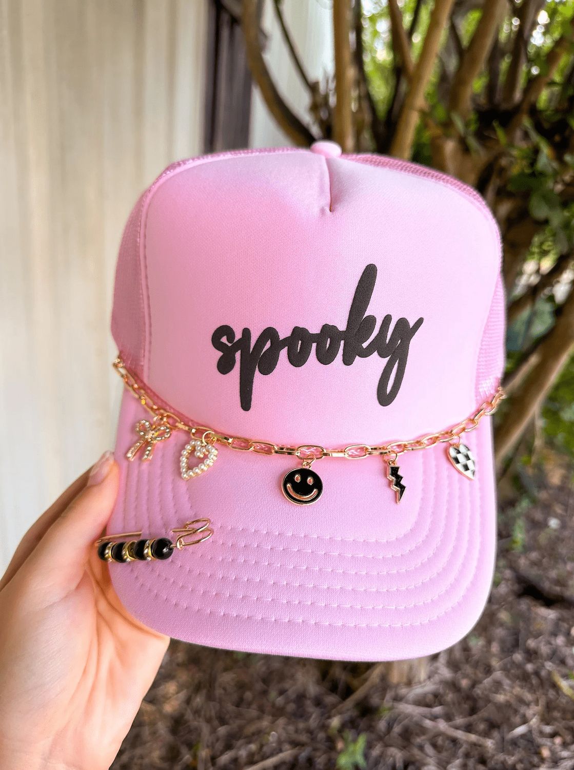 Spooky Light Pink Trucker Hat