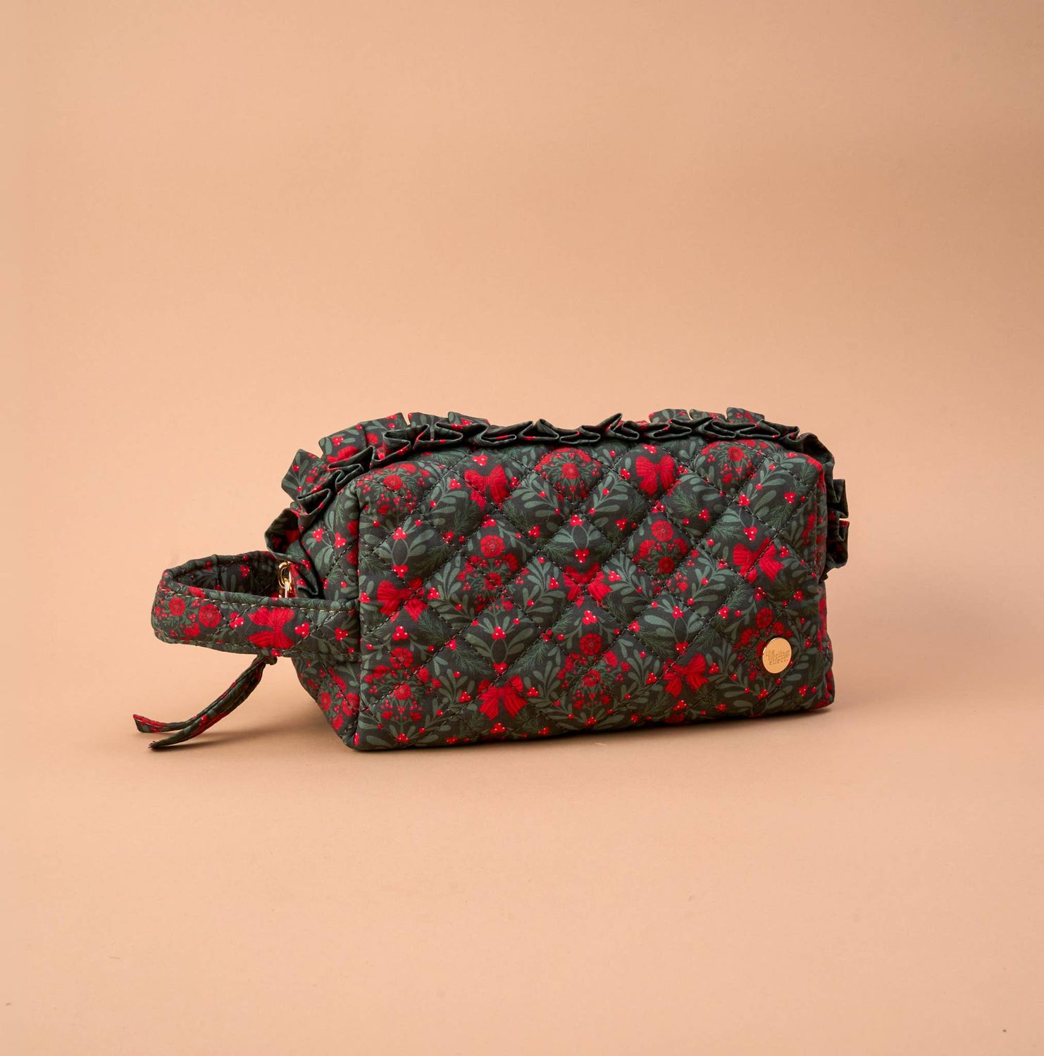 Essentials Quilted Cosmetic Pouch-A Merry Moment