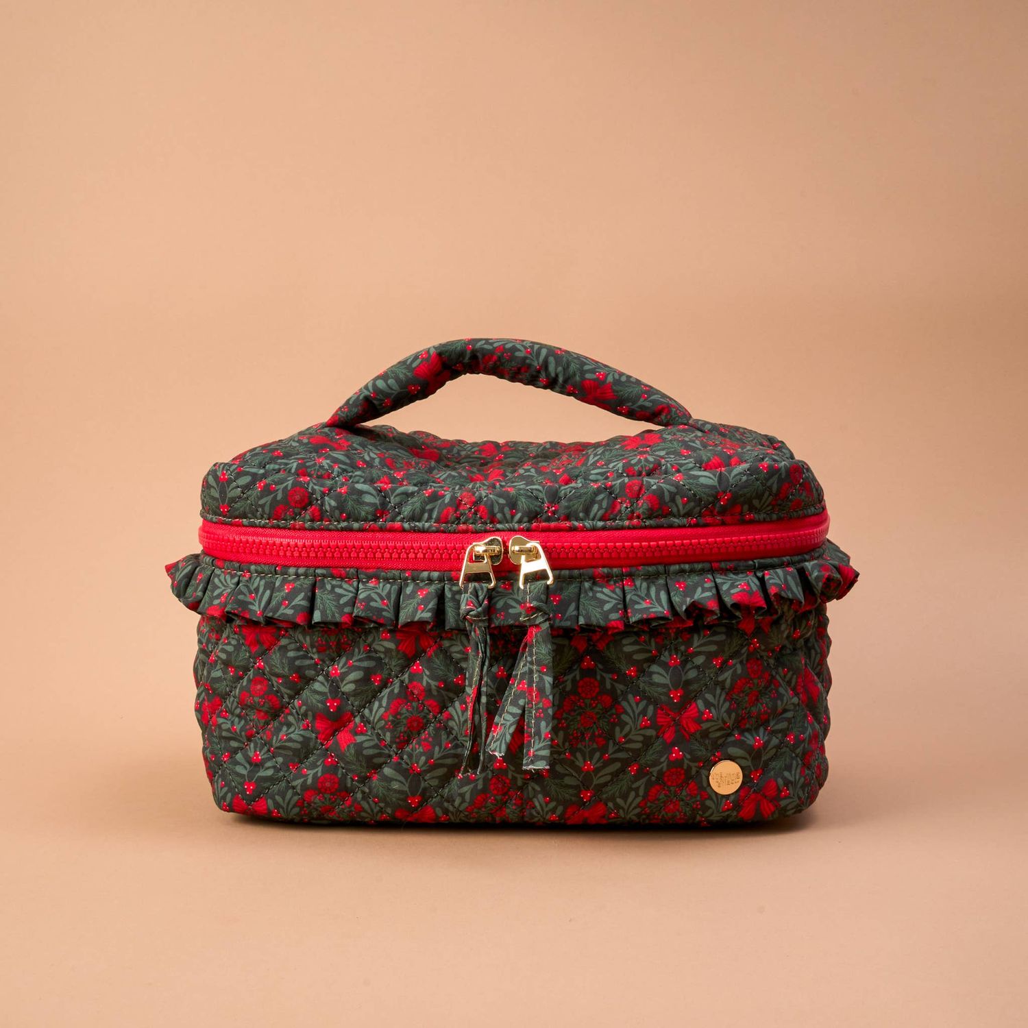 Glam &amp; Go Quilted Cosmetic Bag-A Merry Moment