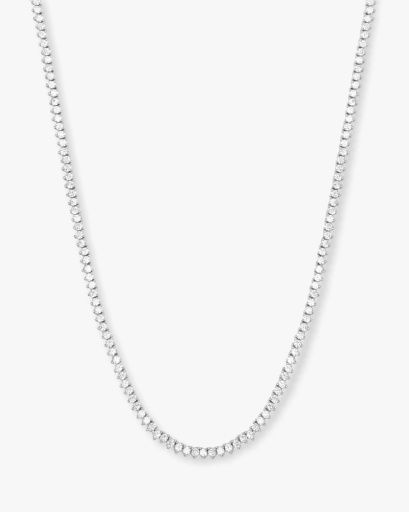 Baby Not Your Basic Tennis Necklace 18' 2
