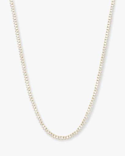 Baby Not Your Basic Tennis Necklace 18'