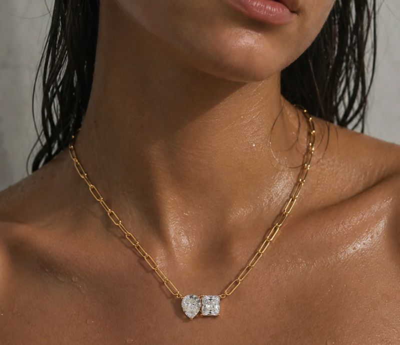 Cecilia Toi Et Moi Necklace