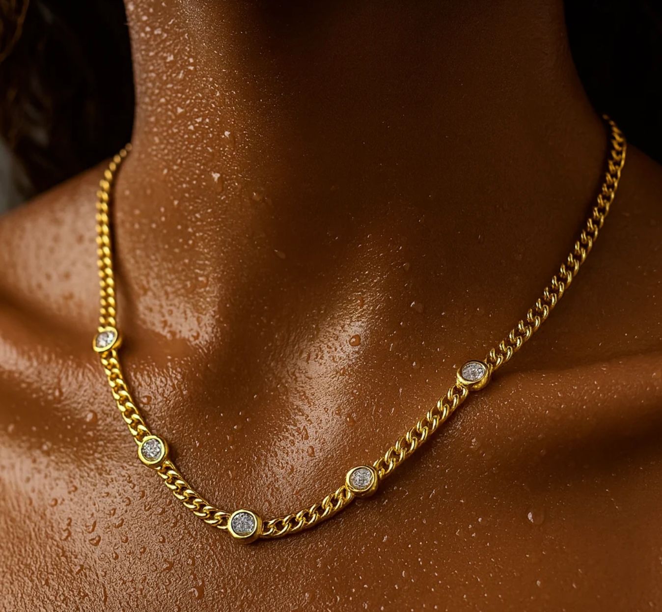 Ellery Bezel Chain Necklace