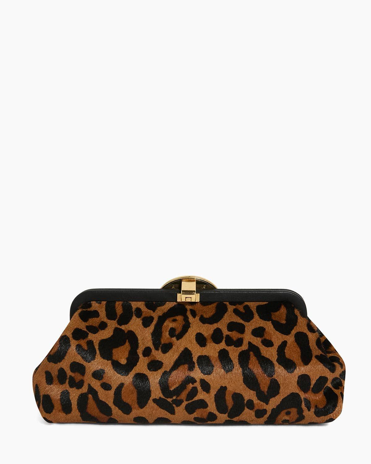 Full Circle  Cheetah Clutch, Color: Wildcat Haircalf