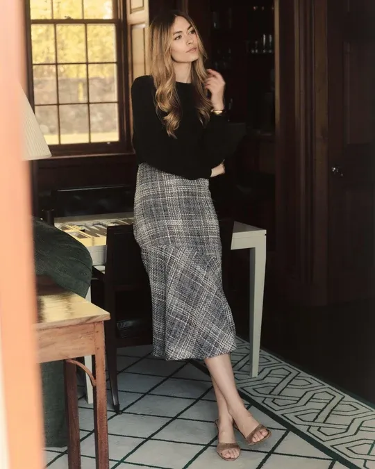 Hera Tweed Skirt