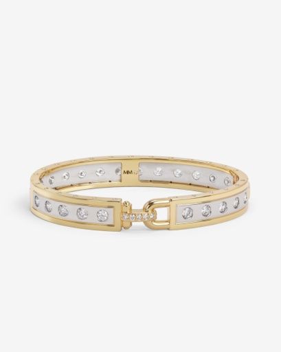 Ashley Rodeo Two-Tone Cuff 9mm, Size: 7