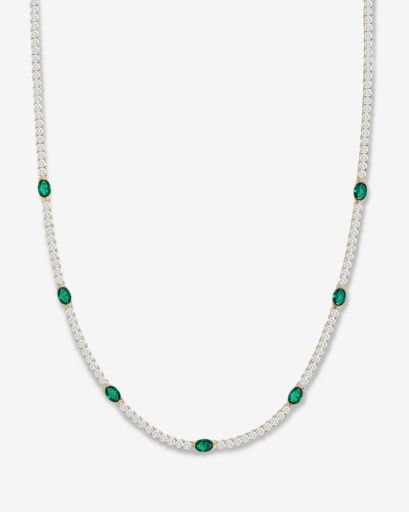 The Maven Tennis Necklace 18"