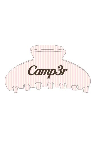 STRAWBERRY CREAM STRIPE HAIR CLIP