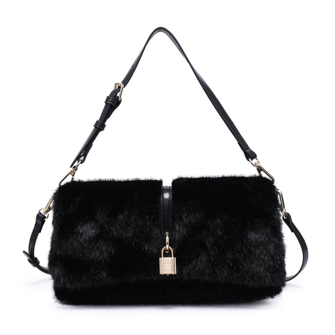 Glorida Shoulder Bag, Color: Black