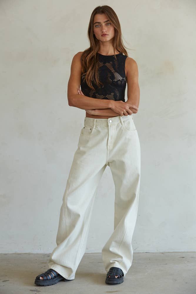 Knit Seamless Jacquard Round Neck Tank Top, Color: Black, Size: ML