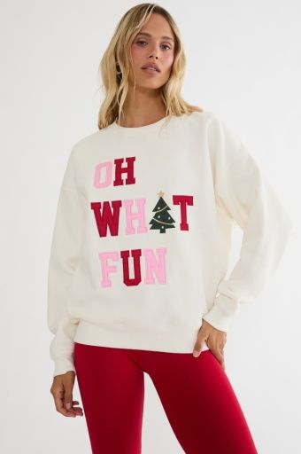 devyn frost oversized sweatshirt, Size: XS