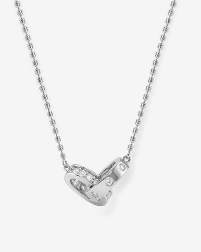Ashley Duo Necklace Silver