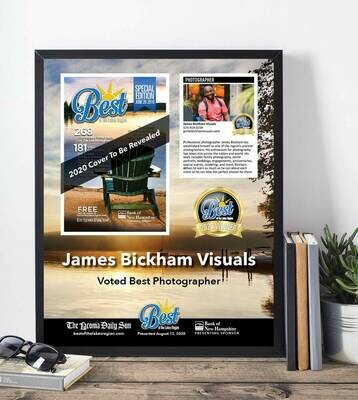2020 Cover Gold Winner's Modern Plaque 2020 Cover Gold Winner's Modern Plaque