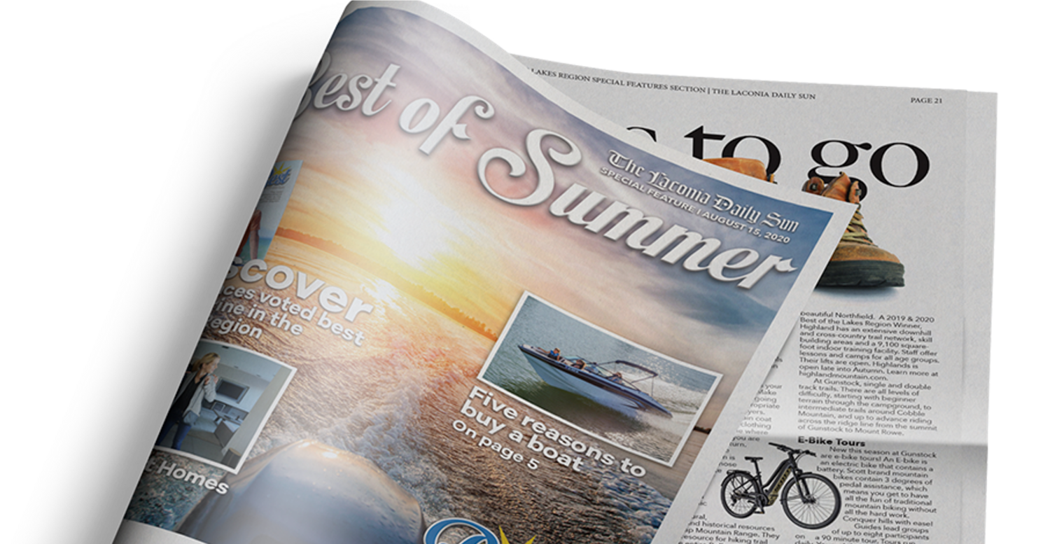 Best of the Lakes Region Summer Promo Pages - Eighth Page