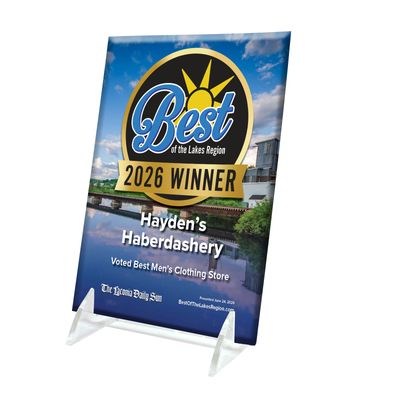 Crystal Keepsake Plaque