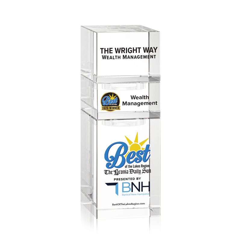 Crystal Winner's Award - Stackable Tower