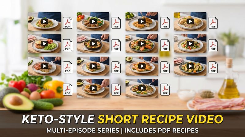 Keto-Style Short Recipe Videos — 77 videos