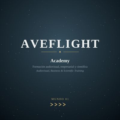AVEFLIGHT Academy — Formación audiovisual, empresarial y científica