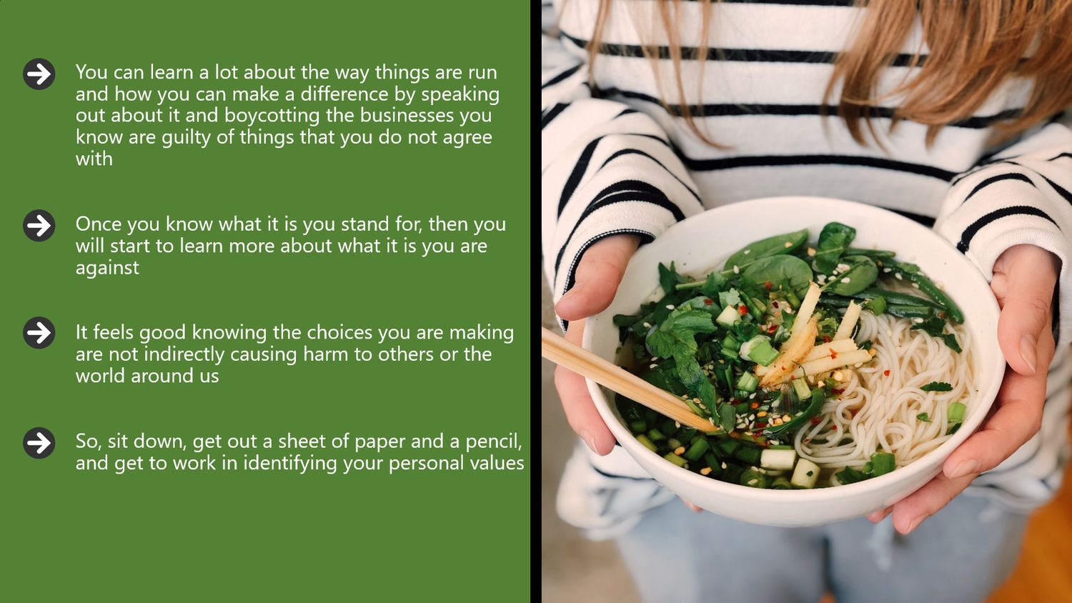 Vegan Lifestyle Video Training – Part 7: Personal Values &amp; Motivation