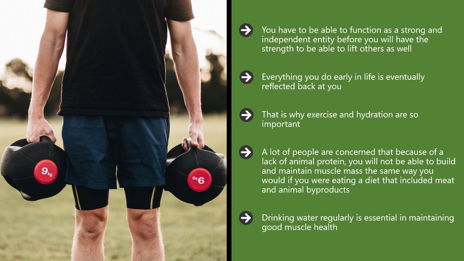 Vegan Lifestyle Video Training – Part 10: Exercise, Hydration &amp; Conclusion