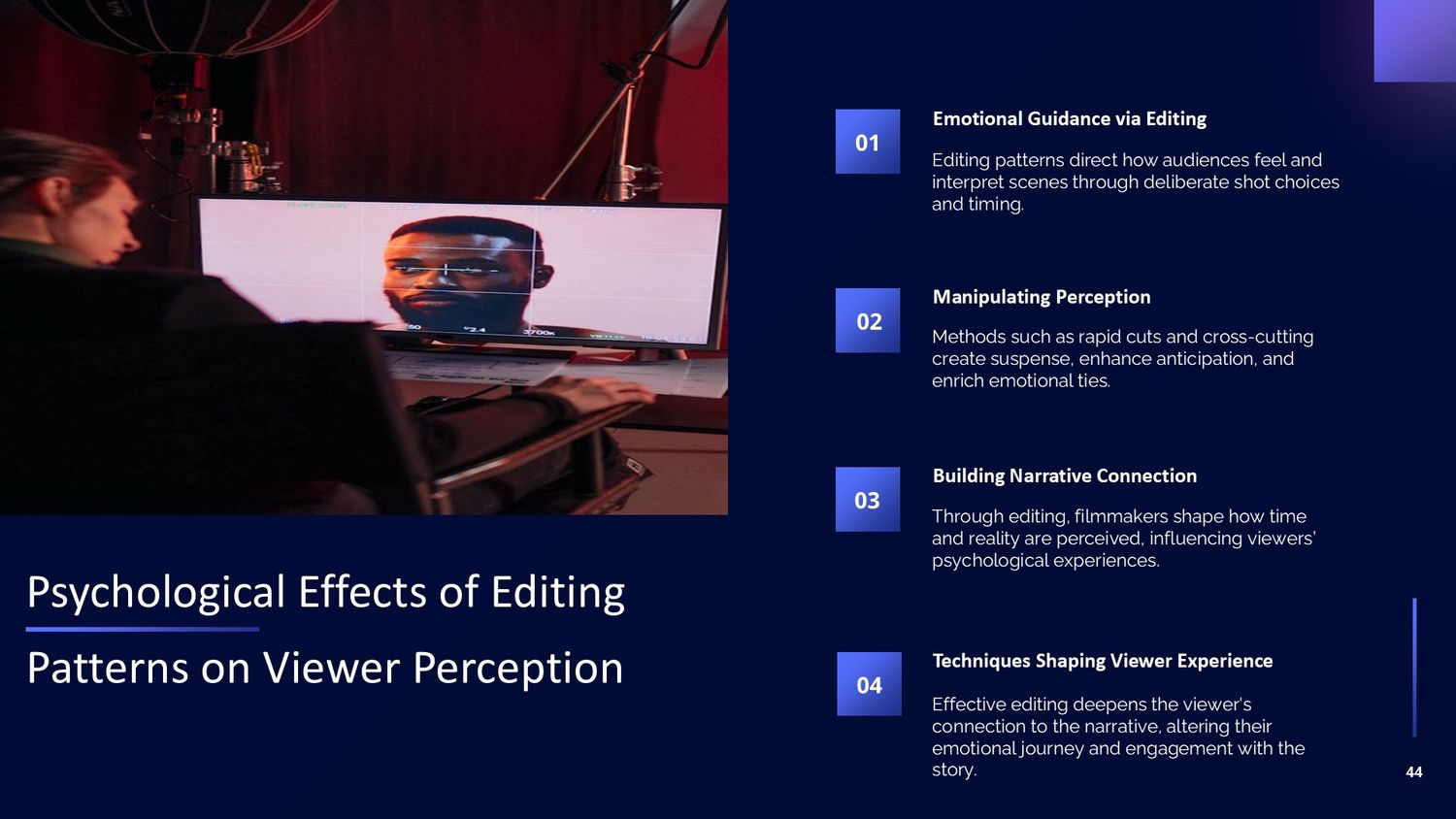 Cinematic Narrative Lab – Part 044: Psychological Effects of Editing Patterns on Viewer Perception