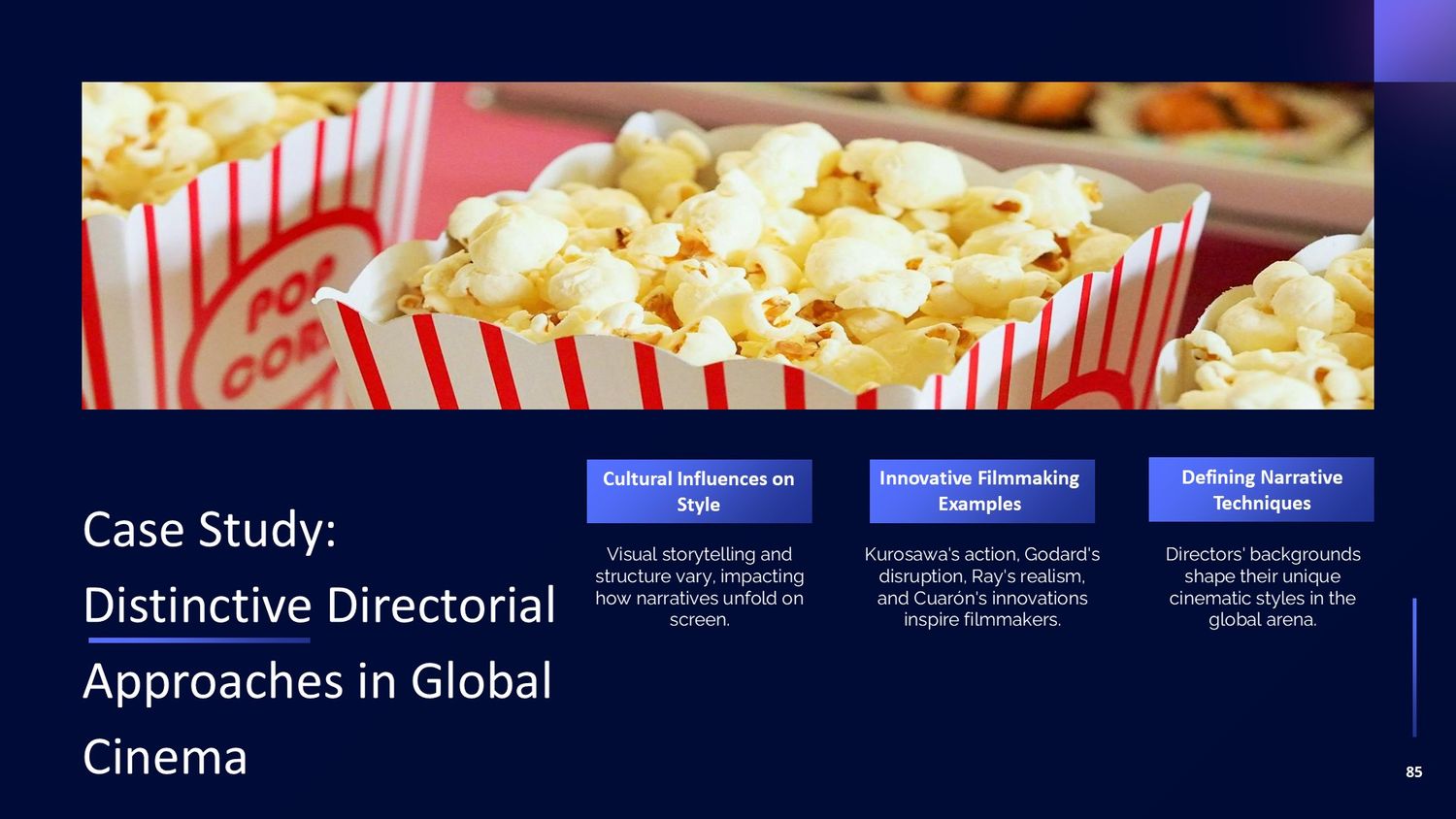 Cinematic Narrative Lab – Part 085: Case Study: Distinctive Directorial Approaches in Global Cinema