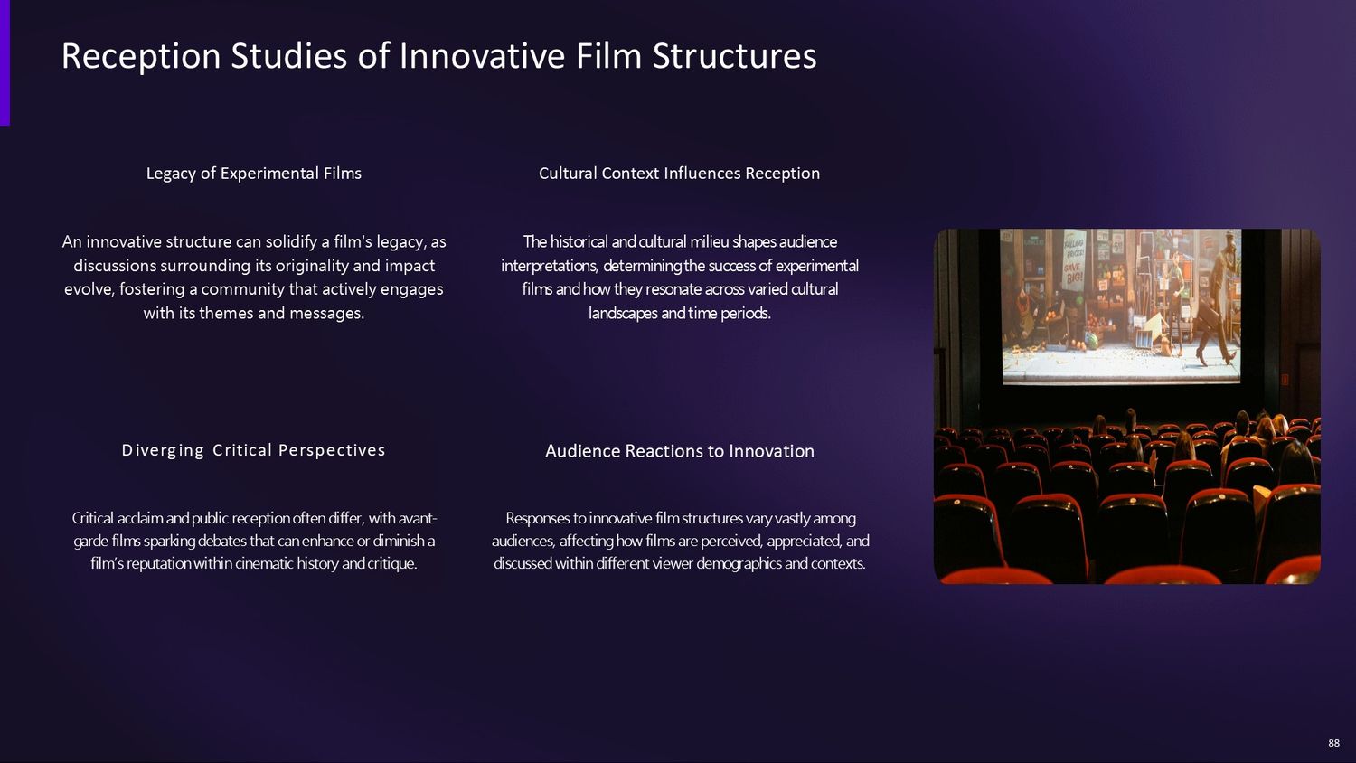 Cinematic Narrative Lab – Part 088: Reception Studies: Critical and Popular Responses to Innovative Structure