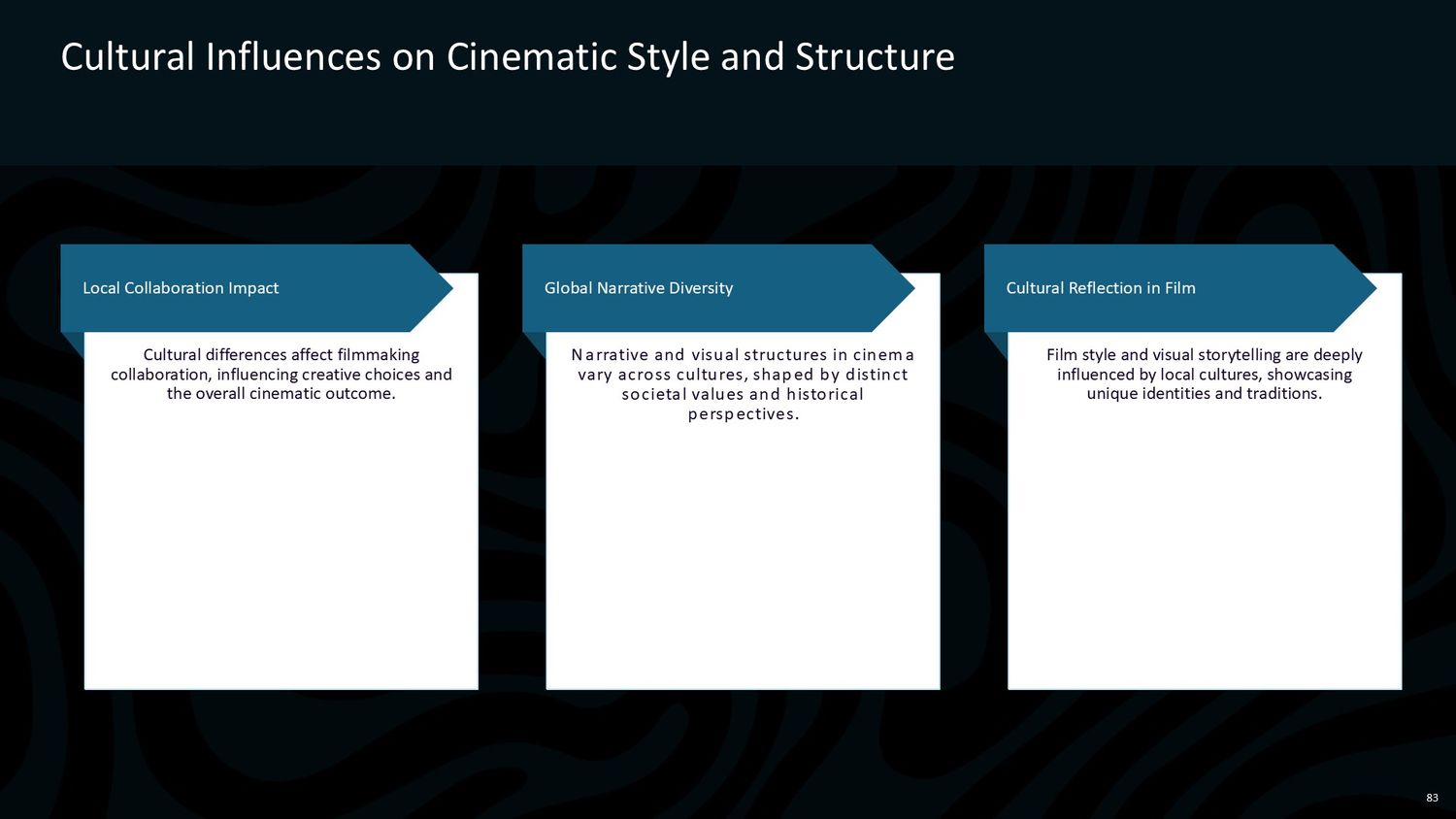 Cinematic Narrative Lab – Part 083: Cultural Influences on Cinematic Style and Structure