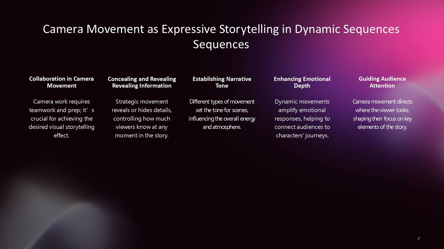 Cinematic Narrative Lab – Part 007: Camera Movement as Expressive Storytelling in Dynamic Sequences