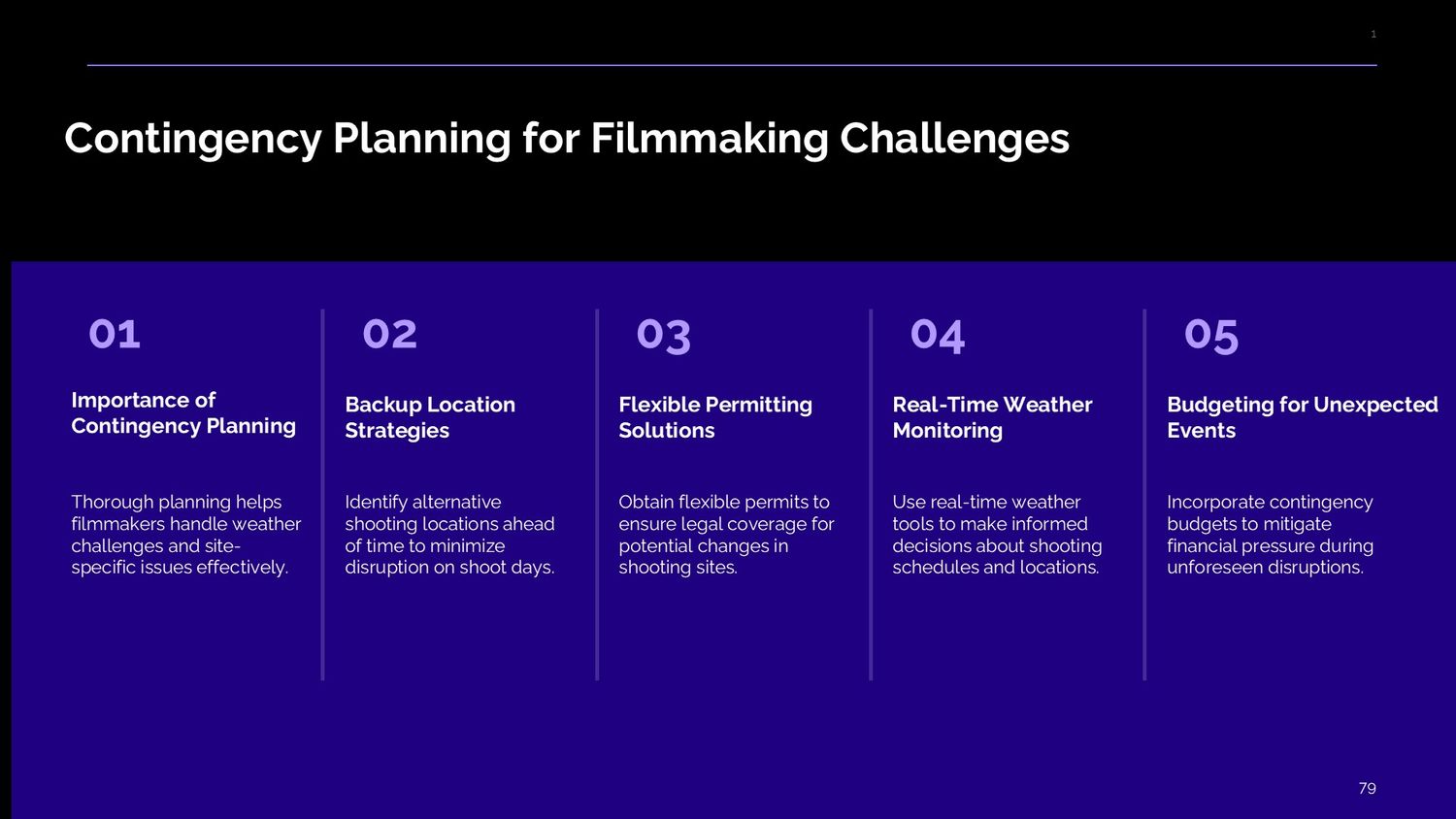 Cinematic Narrative Lab – Part 079: Contingency Planning and Backup Strategies for Location or Weather Issues