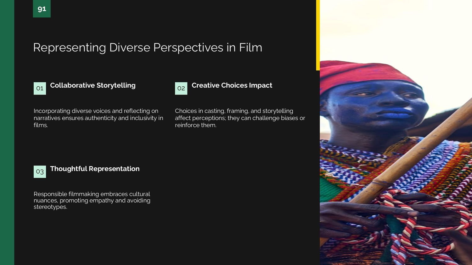 Cinematic Narrative Lab – Part 091: Representing Diverse Perspectives Through Responsible Storytelling