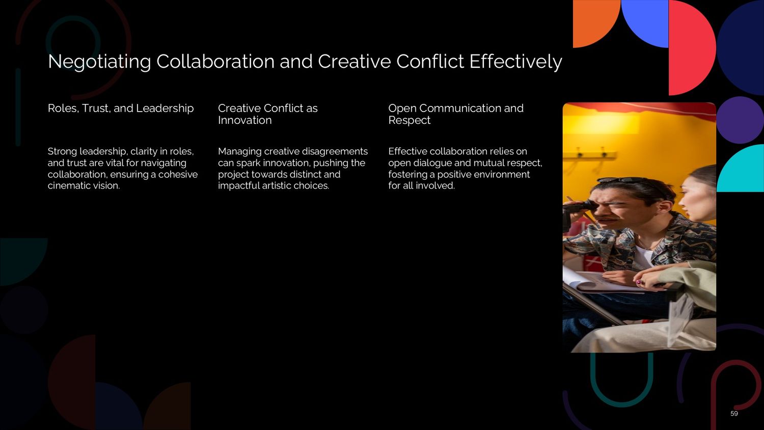 Cinematic Narrative Lab – Part 059: Negotiating Collaboration and Creative Conflict Effectively