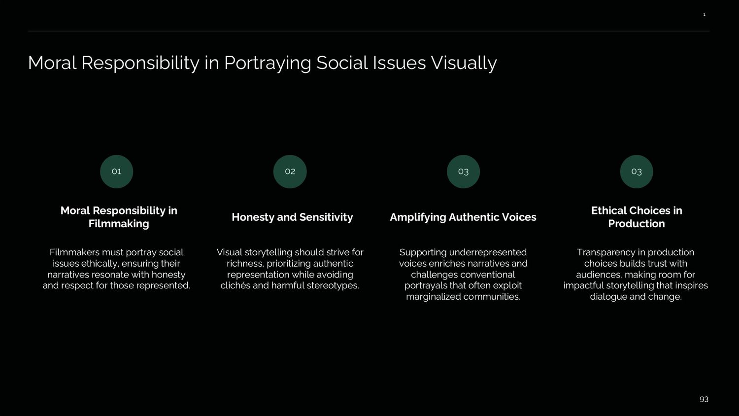 Cinematic Narrative Lab – Part 093: Moral Responsibility in Portraying Social Issues Visually