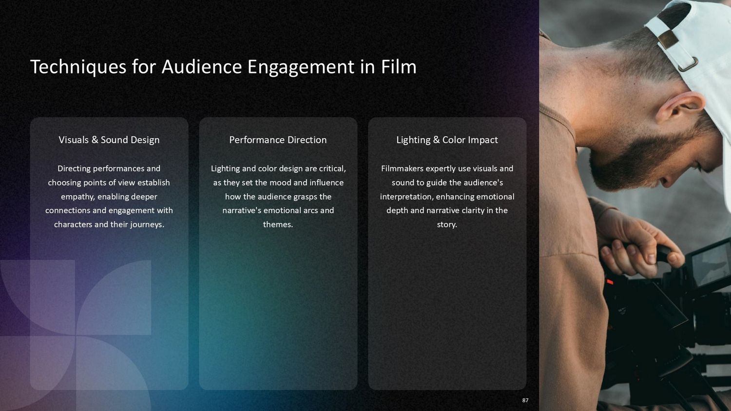 Cinematic Narrative Lab – Part 087: Techniques for Guiding Audience Interpretation and Emotional Response
