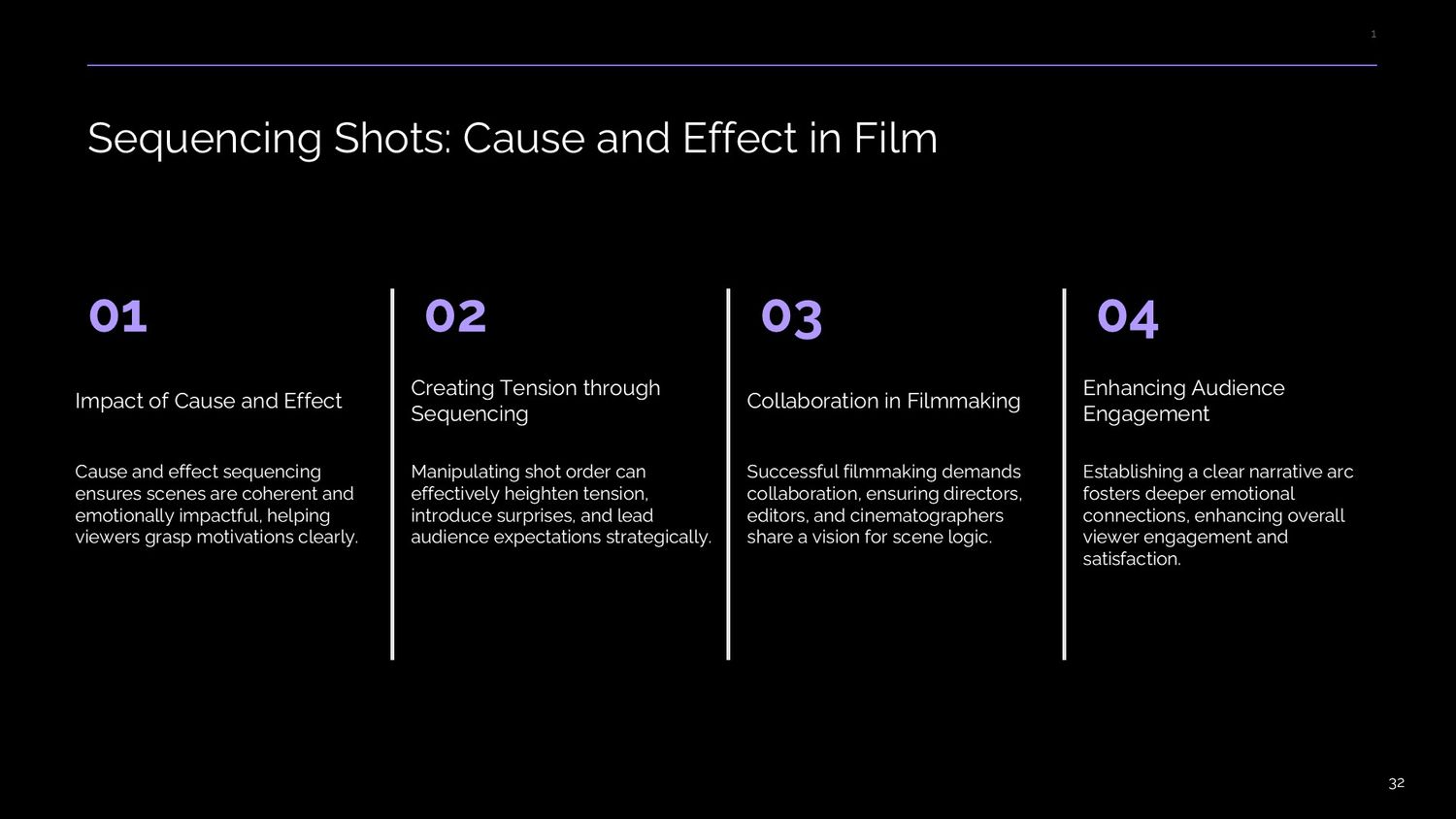 Cinematic Narrative Lab – Part 032: Cause and Effect: Sequencing Shots for Logical Scene Development