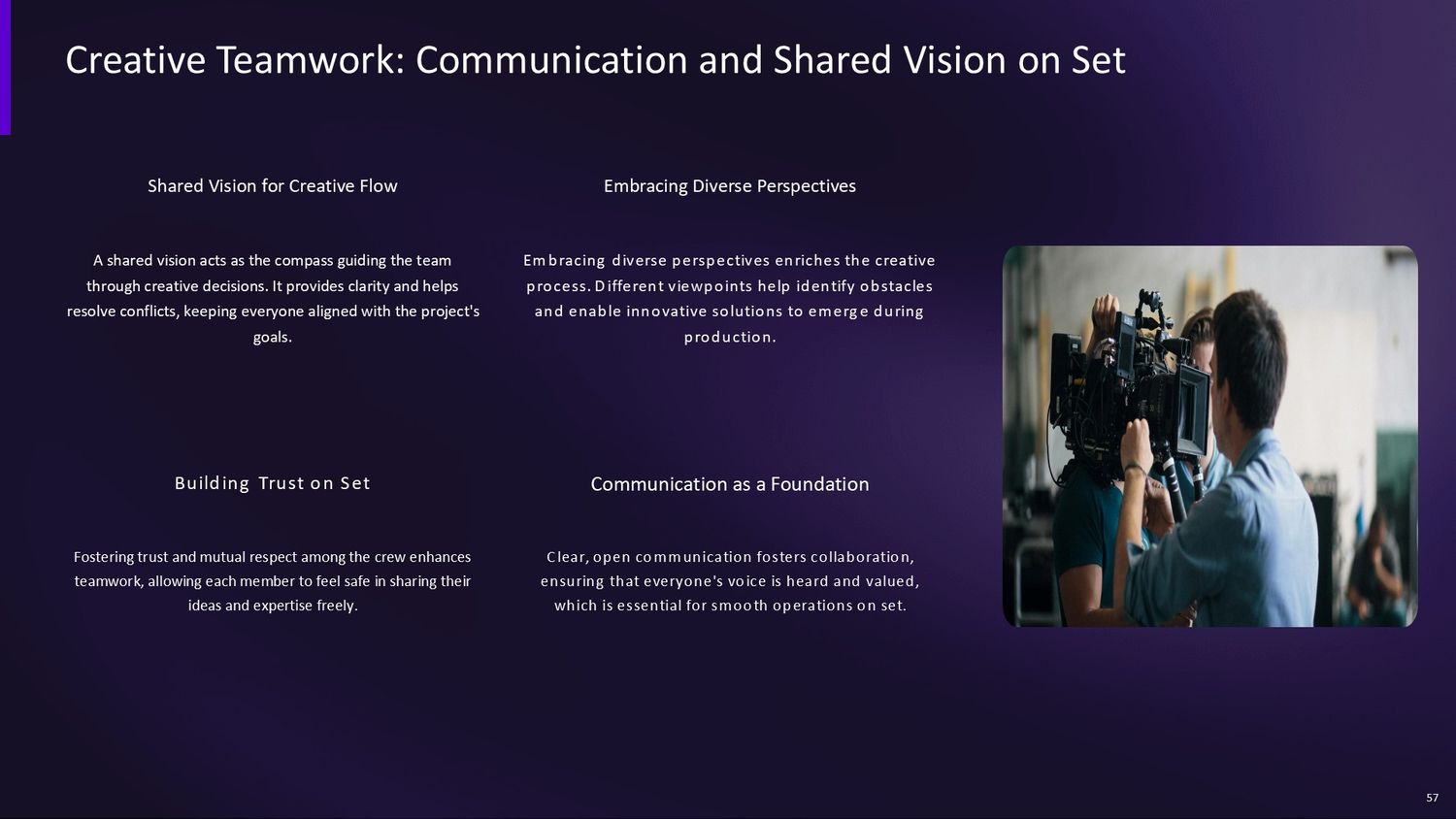 Cinematic Narrative Lab – Part 057: Creative Teamwork: Communication and Shared Vision on Set