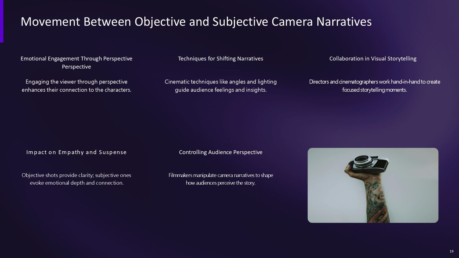 Cinematic Narrative Lab – Part 019: Movement Between Objective and Subjective Camera Narratives
