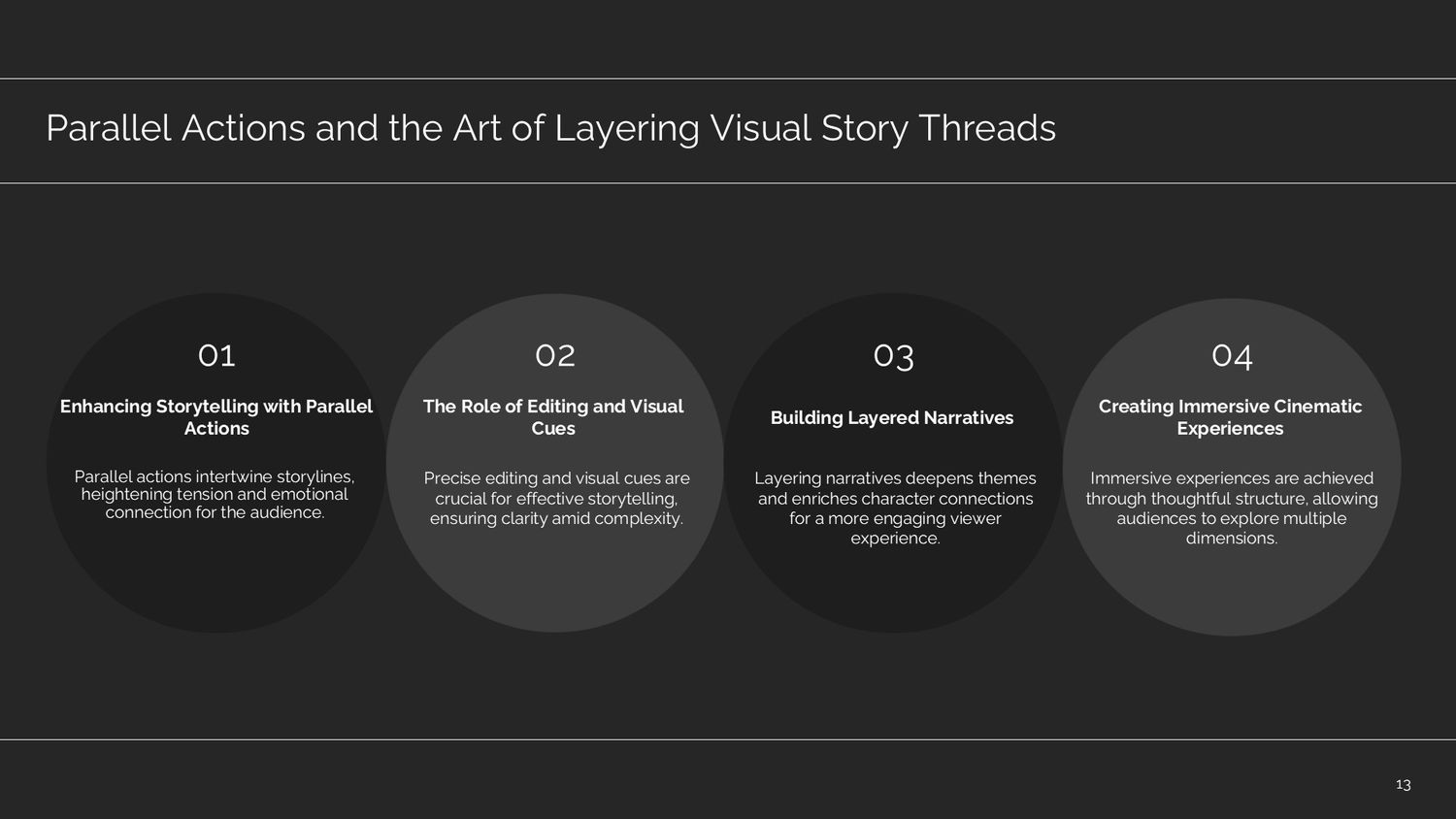 Cinematic Narrative Lab – Part 013: Parallel Actions and the Art of Layering Visual Story Threads