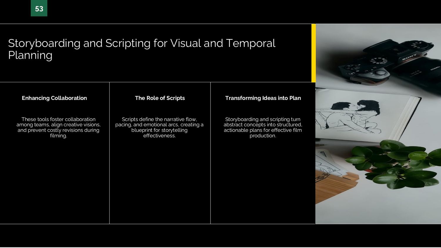 Cinematic Narrative Lab – Part 053: Storyboarding and Scripting for Visual and Temporal Planning