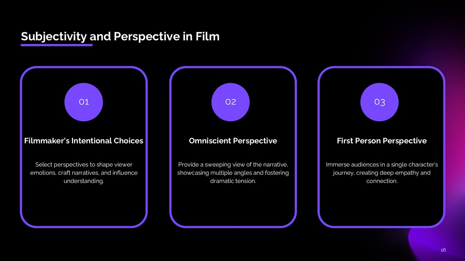 Cinematic Narrative Lab – Part 016: Subjectivity and Perspective: First Person versus Omniscient Approaches
