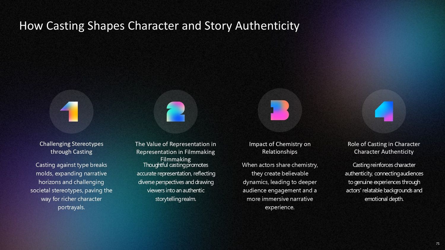 Cinematic Narrative Lab – Part 071: How Casting Shapes Character and Story Authenticity