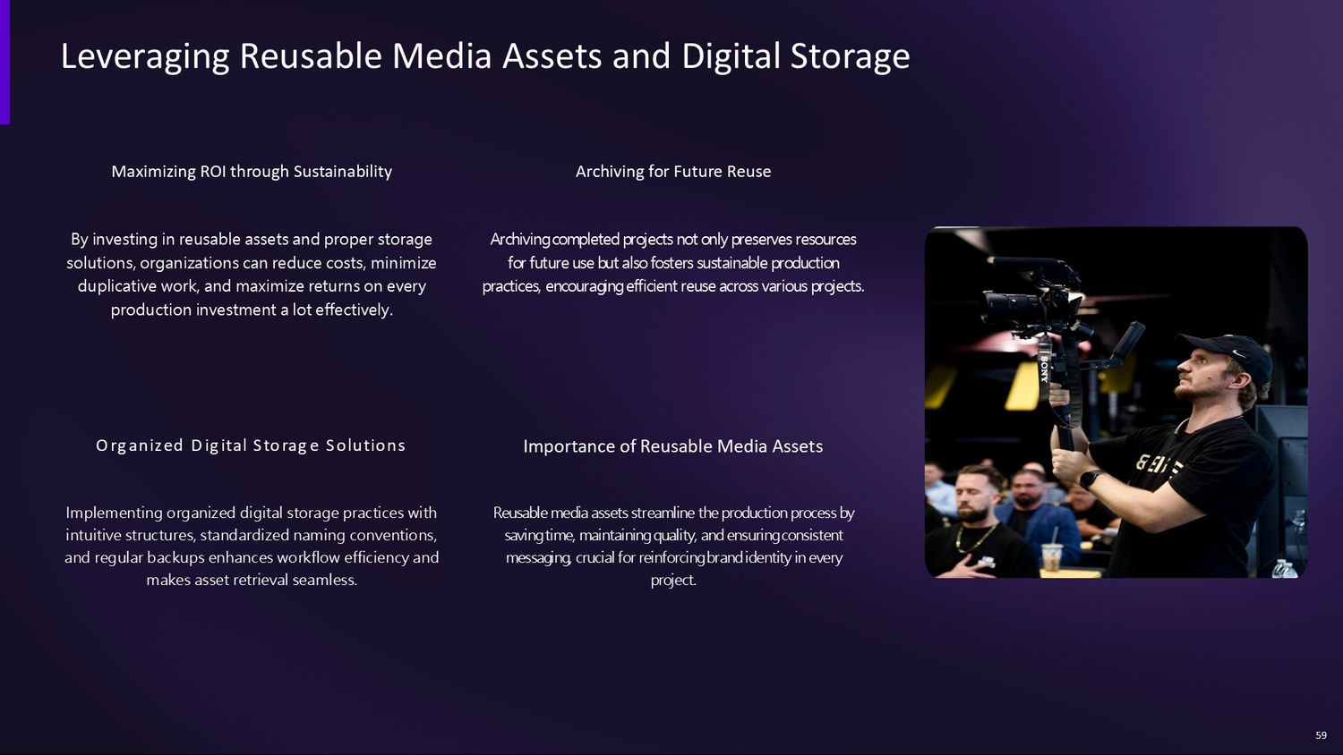 Complete Video Production Masterclass – Part 059: Leveraging Reusable Media Assets and Digital Storage