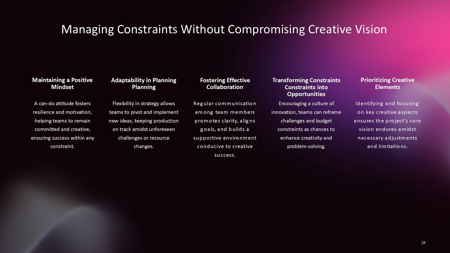 Complete Video Production Masterclass – Part 024: Managing Constraints Without Compromising Creative Vision