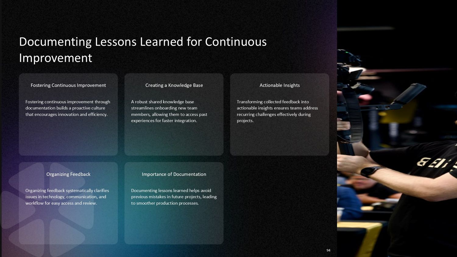 Complete Video Production Masterclass – Part 094: Documenting Lessons Learned for Continuous Improvement