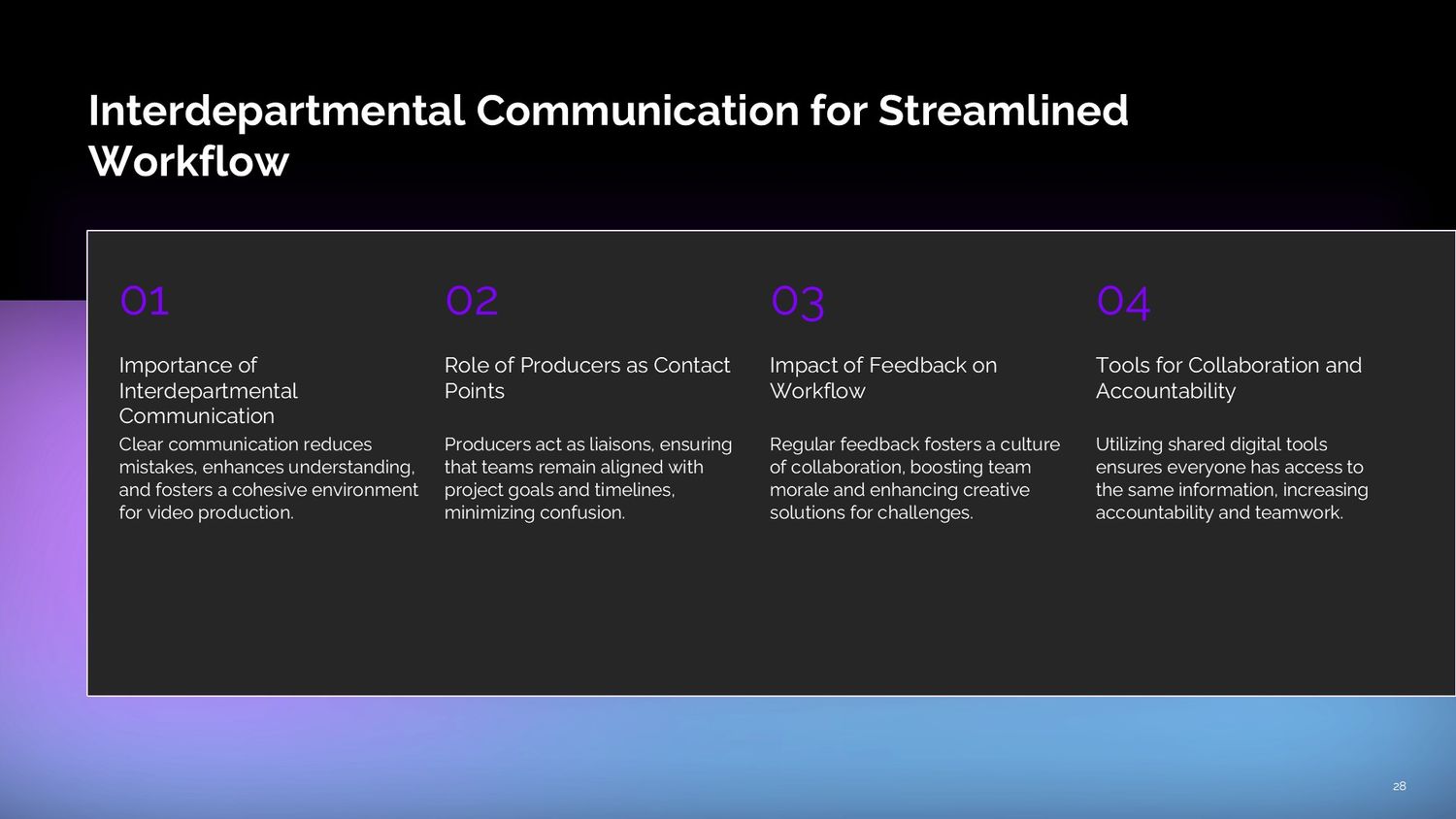 Complete Video Production Masterclass – Part 028: Interdepartmental Communication for Streamlined Workflow