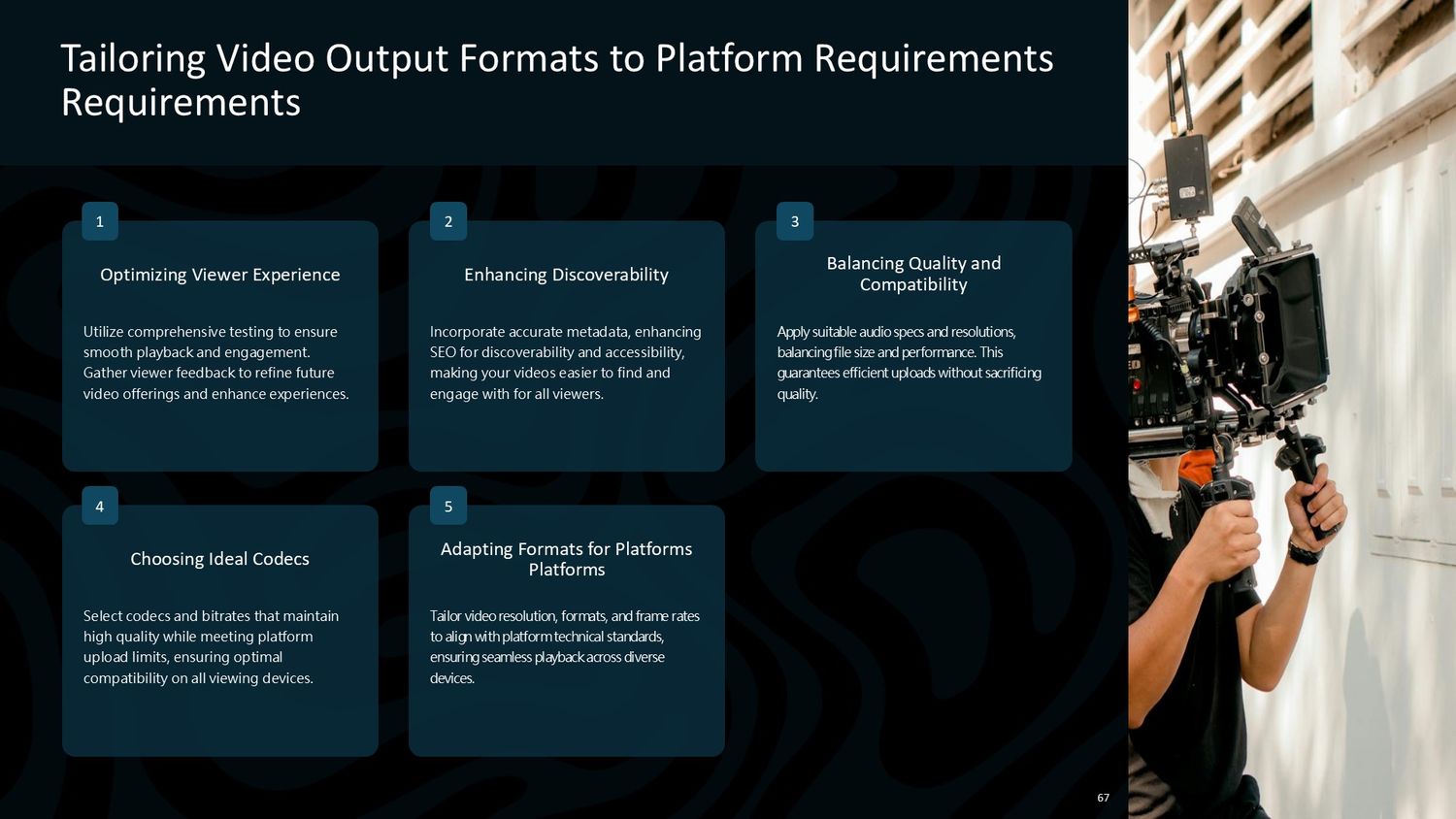 Complete Video Production Masterclass – Part 067: Tailoring Video Output Formats to Platform Requirements