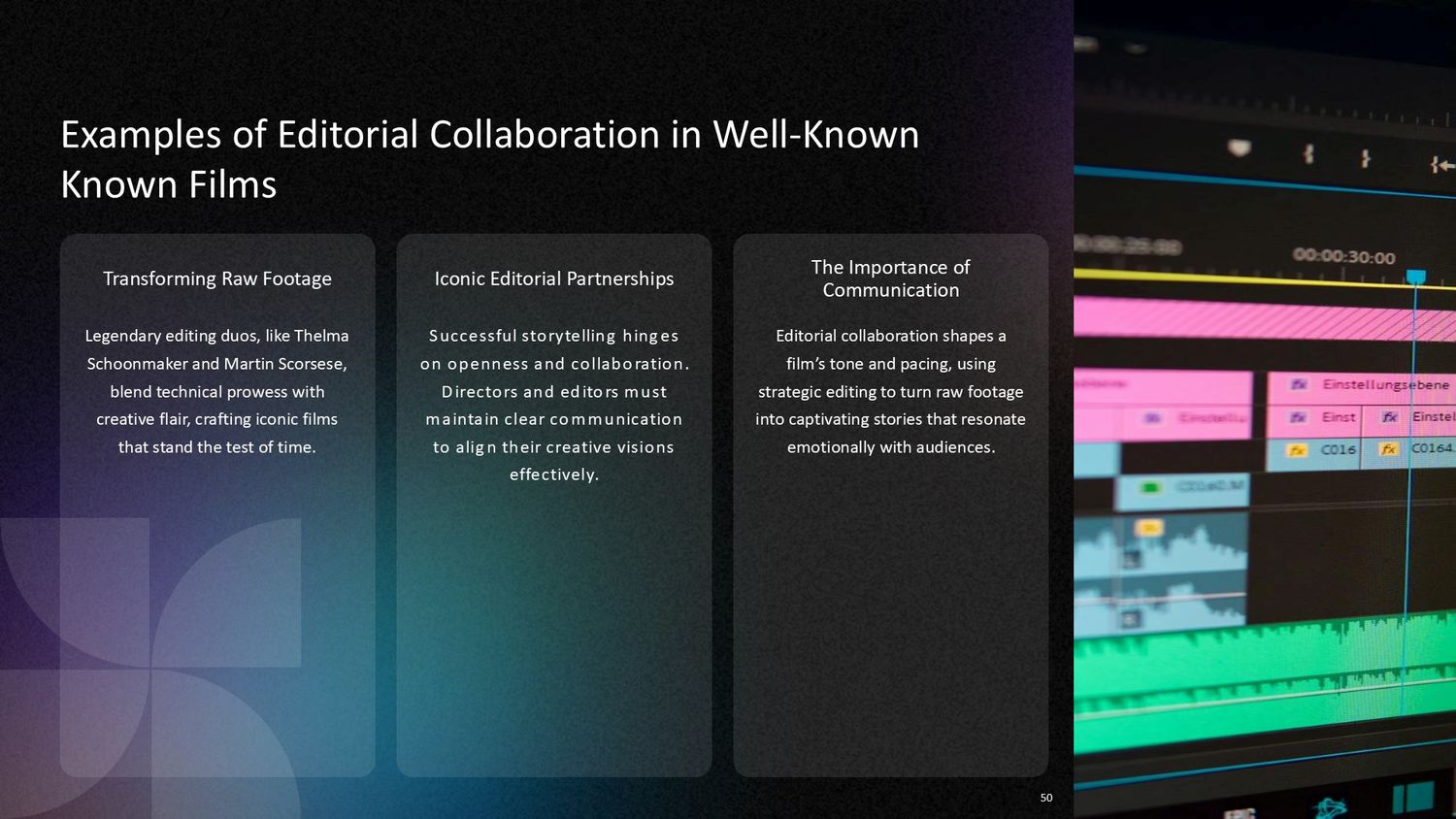 Complete Video Production Masterclass – Part 050: Examples of Editorial Collaboration in Well-Known Films