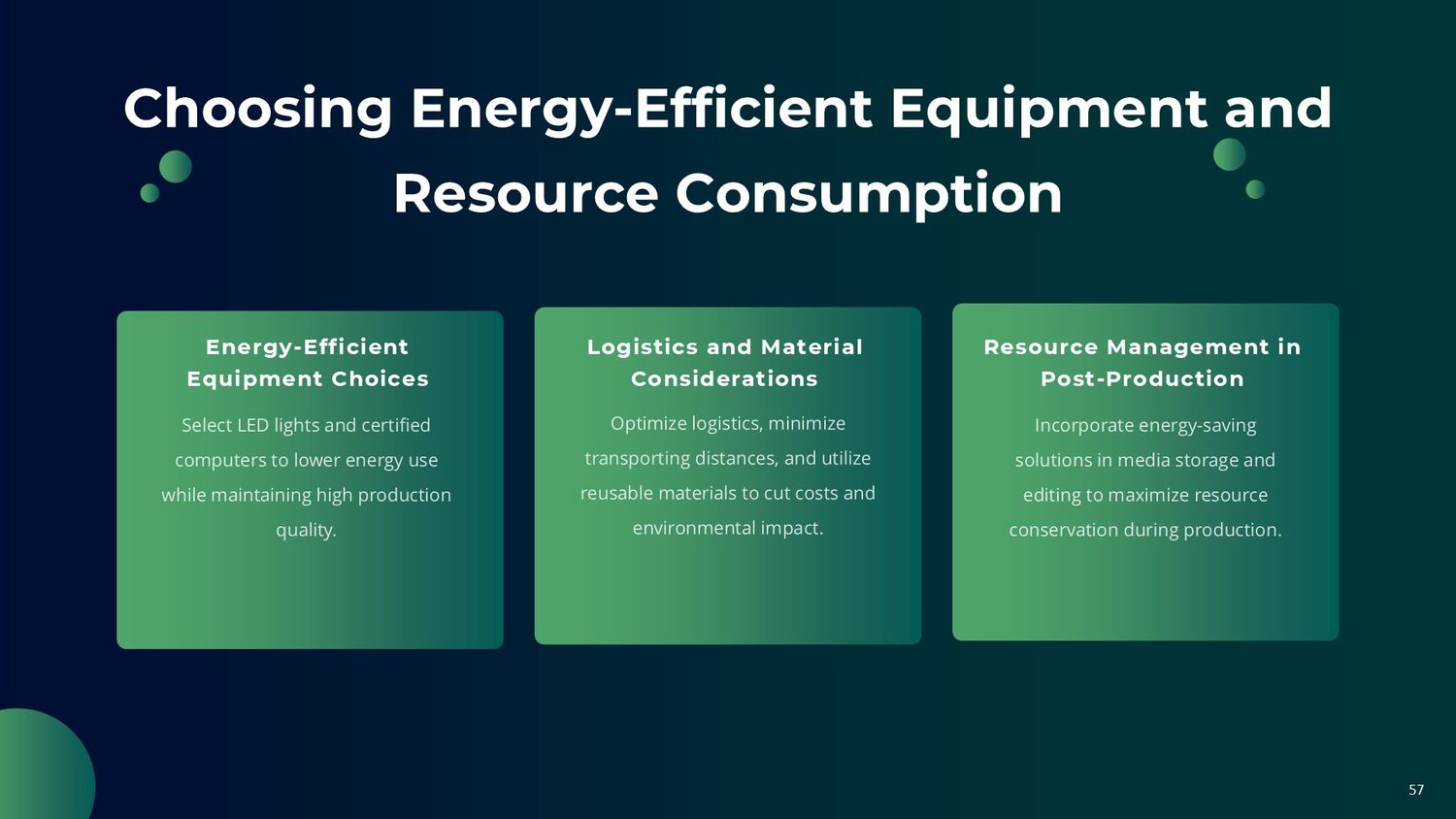 Complete Video Production Masterclass – Part 057: Choosing Energy-Efficient Equipment and Resource Consumption