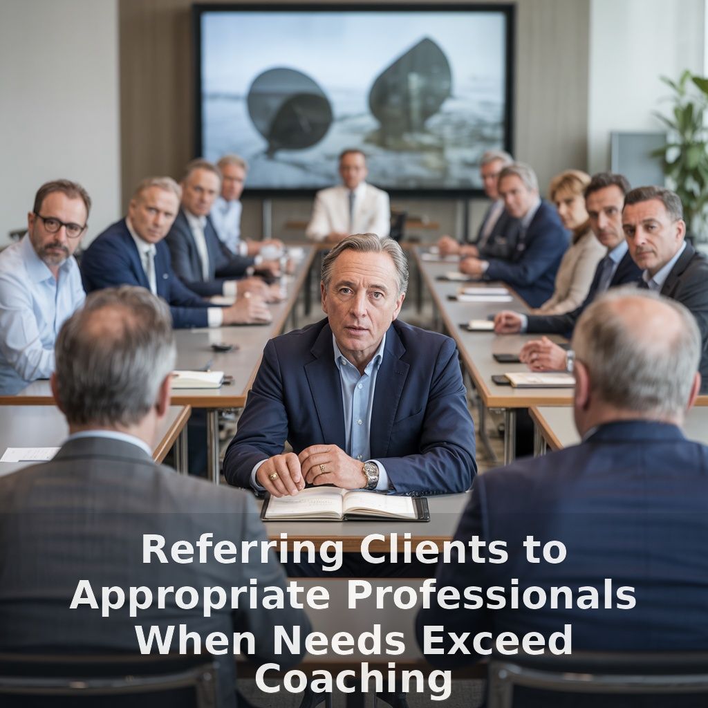 Professional Coaching Foundations Course – Part 015: Referring Clients to Appropriate Professionals When Needs Exceed Coaching